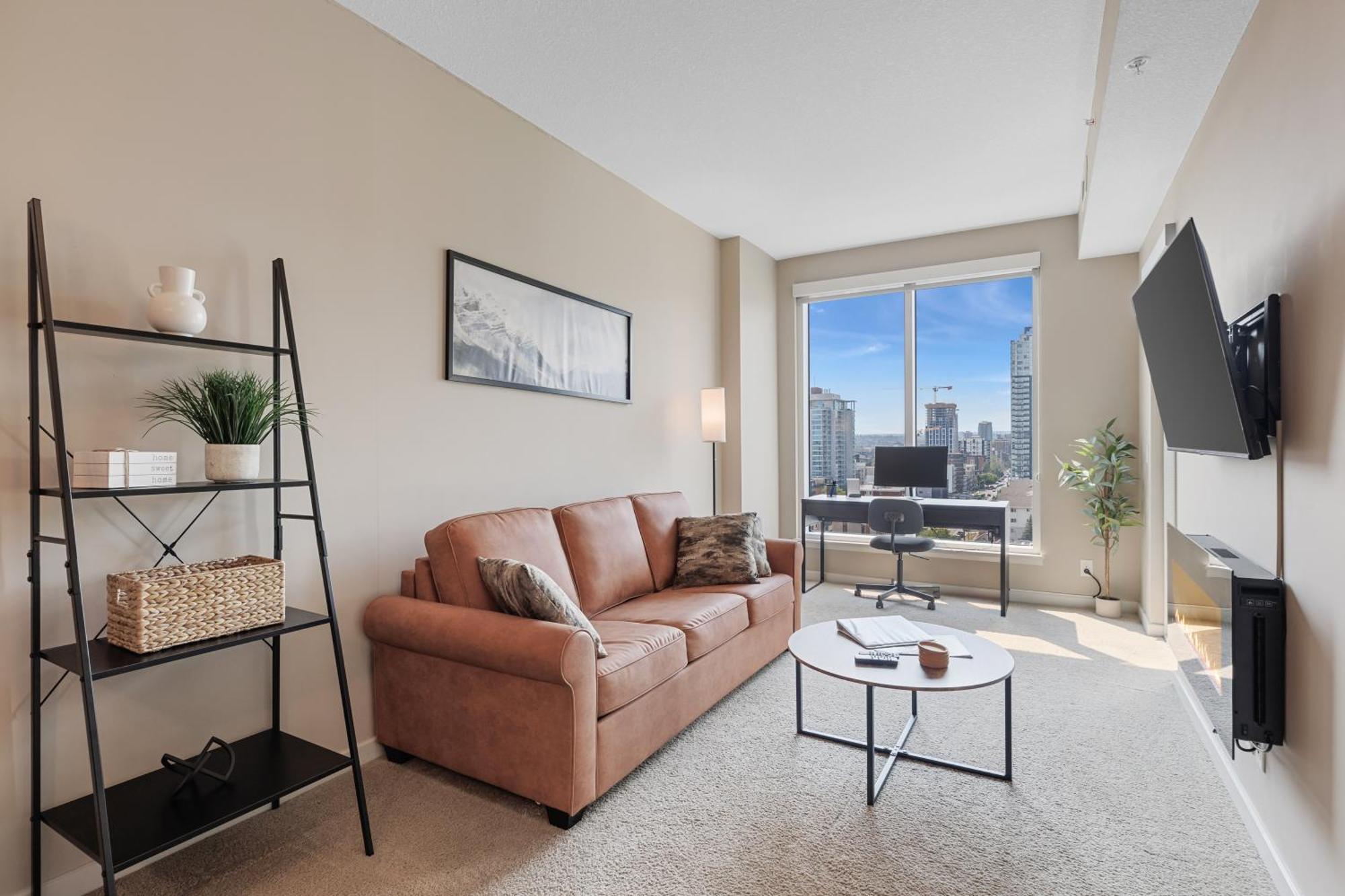 Heart Of Downtown Calgary Spacious Luxury Condo With Stunning Views And Premium Amenities Luaran gambar
